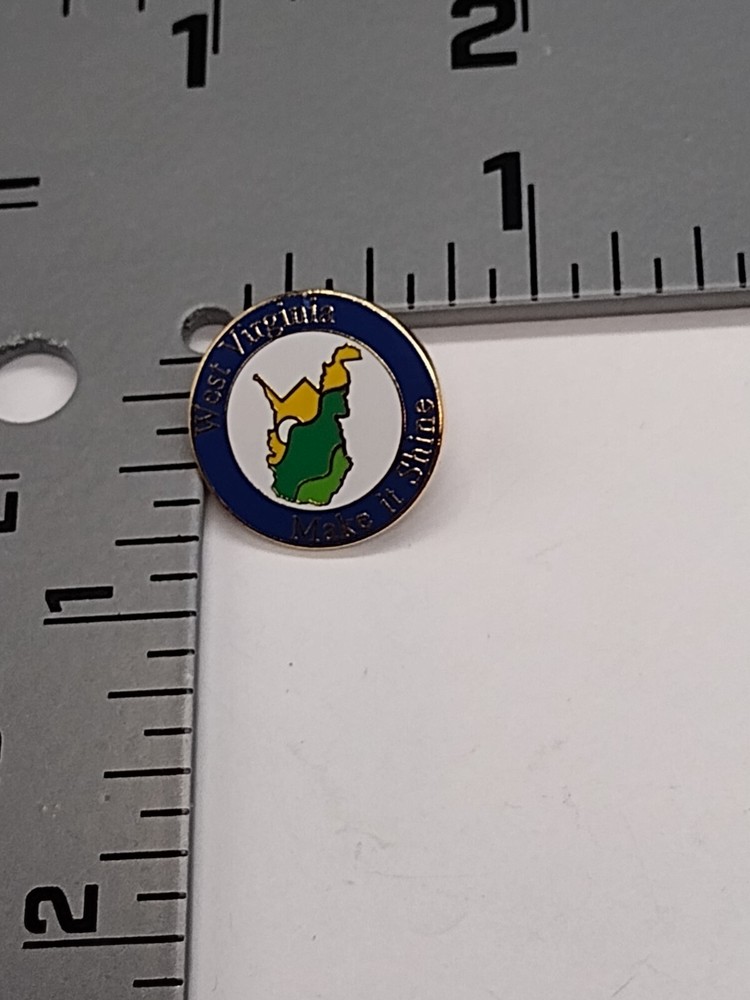 West Virginia Make It Shine Lapel Pin
