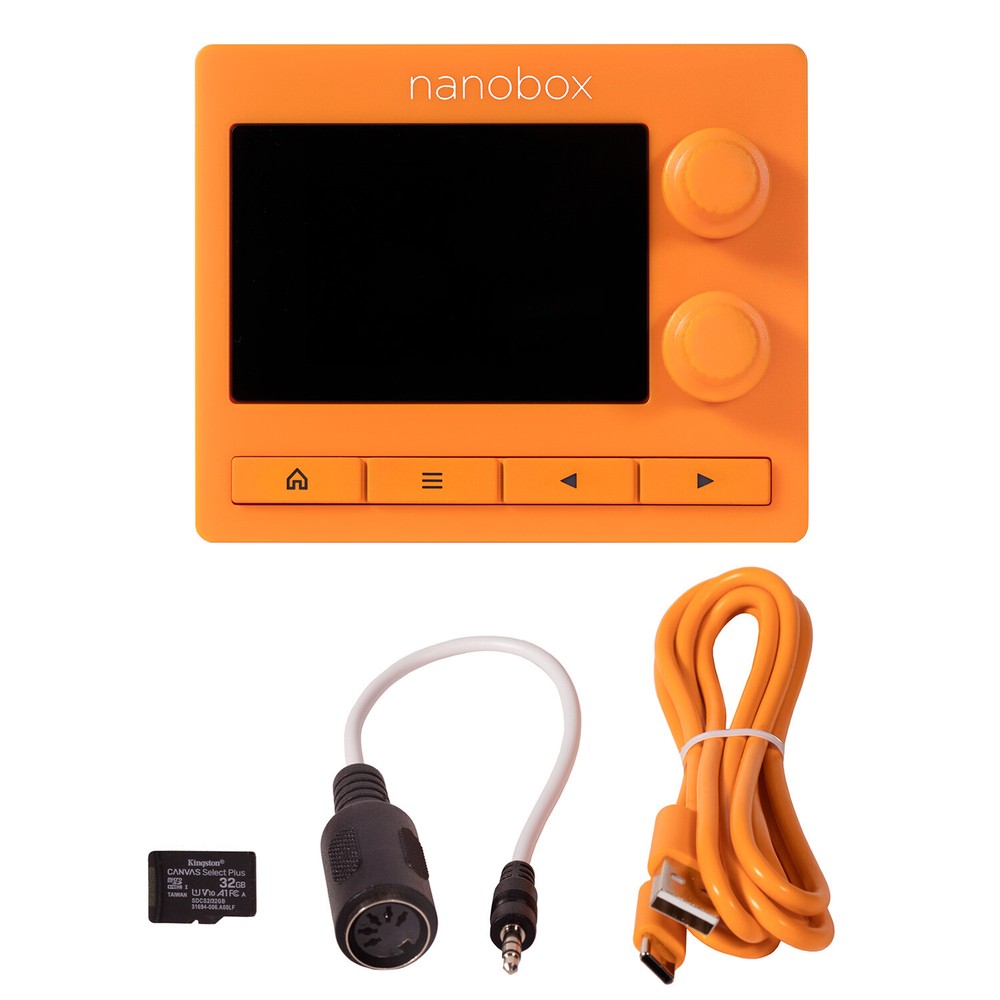 1010music nanobox | tangerine Compact Streaming Sampler Module