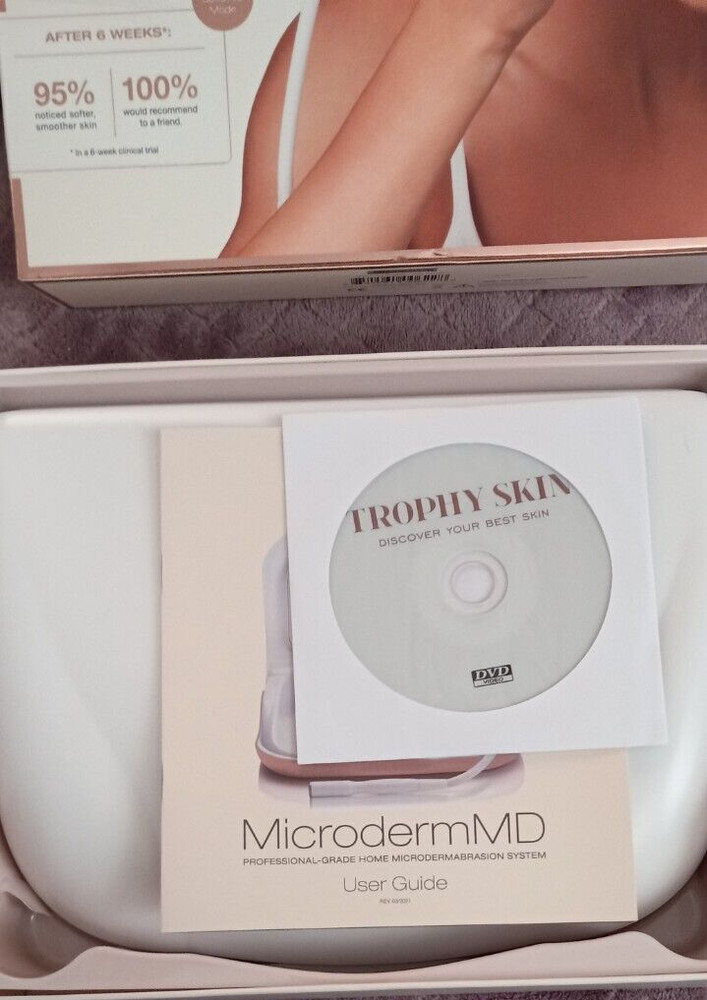 Trophy Skin Microderm MD TSMDD02 Microdermabrasion System White New Sealed