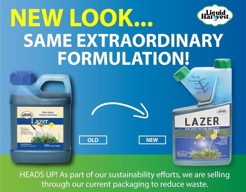 Prevent Over-Application with Lazer Blue - 16oz