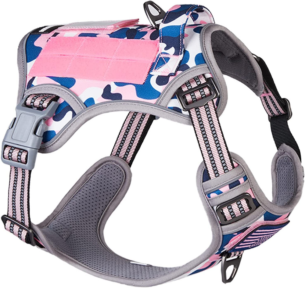 Tactical Dog Harness for Medium Dogs No Pull, Famous TIK Tok No Pull Dog Harness