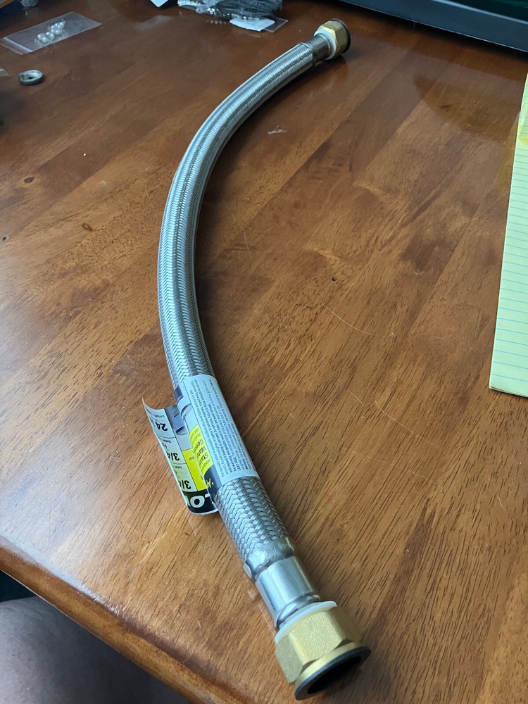 Apollo Flow Stainless Steel Water Heater Connector WHBS34F24 3/4 FIP In & Out