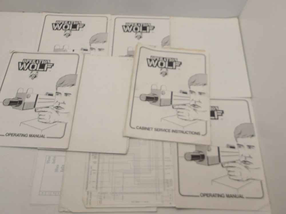 Taito: Operation Wolf - Distributors Complete Paperwork Set
