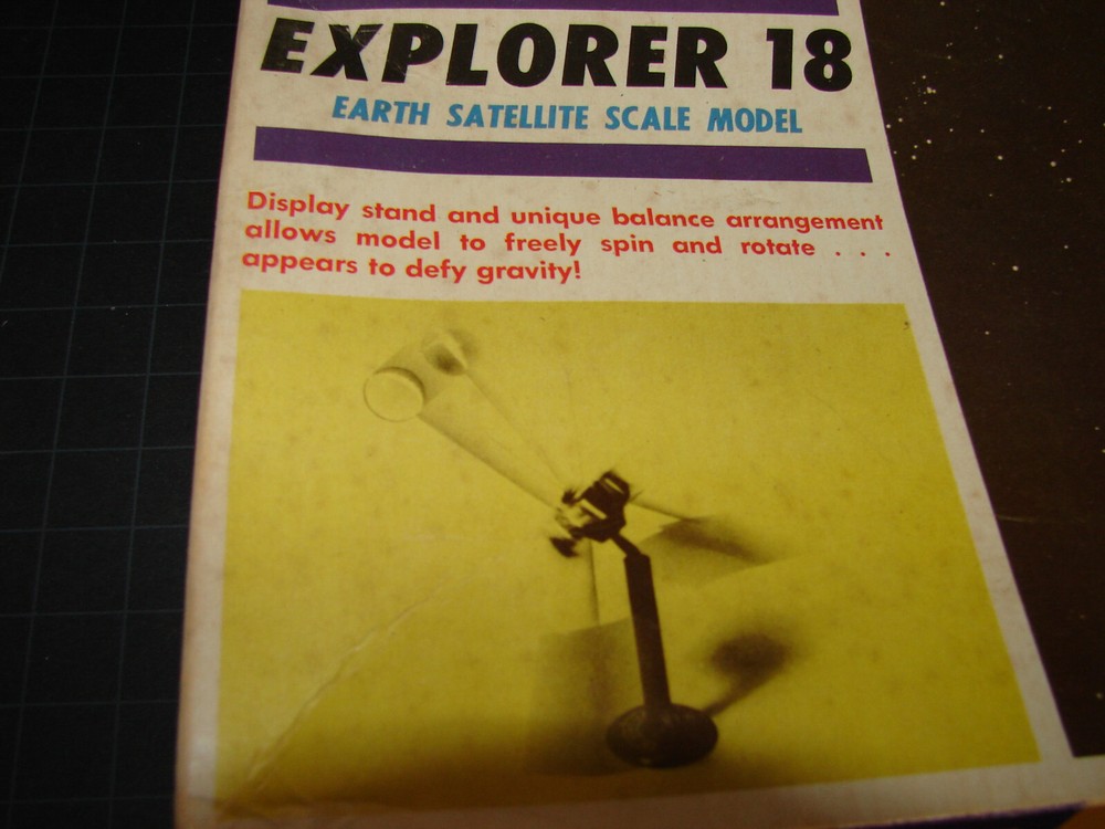 1968 ~ Hawk ~ EXPLORER 18 Earth Satellite ~ Rare, Complete, Unstarted