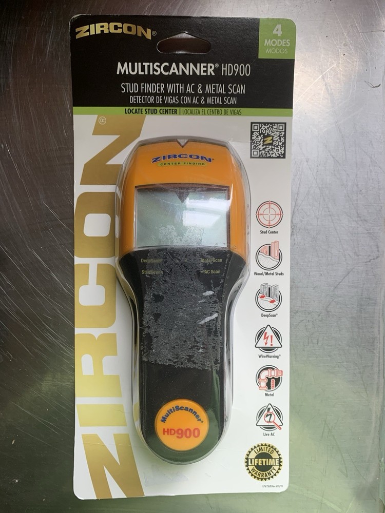 Zircon MultiScanner HD900 OneStep Multi-Function Wall Scanner New