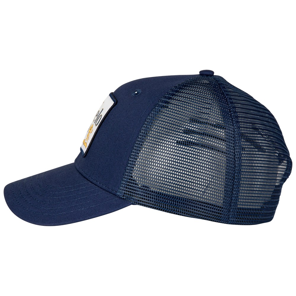 Modelo Especial Logo Patch Navy Adjustable Trucker Hat Blue