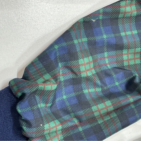 Sunderland Plaid long sleeve pullover golf windbreaker Large 9207