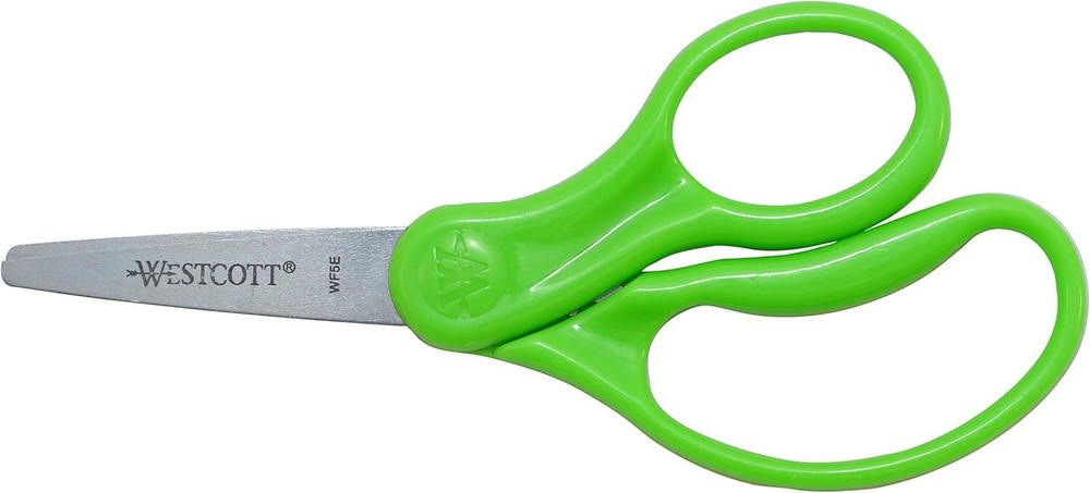 Scissors For Kids, 5’’ Pointed Safety Scissors, Assorted, 6 Pack