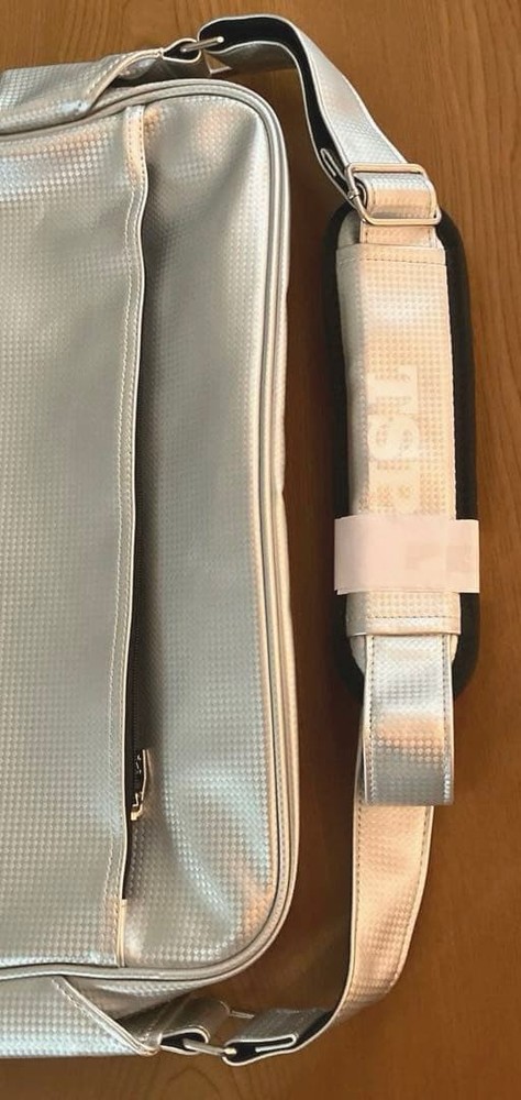 TSP Silver Check Shoulder Bag