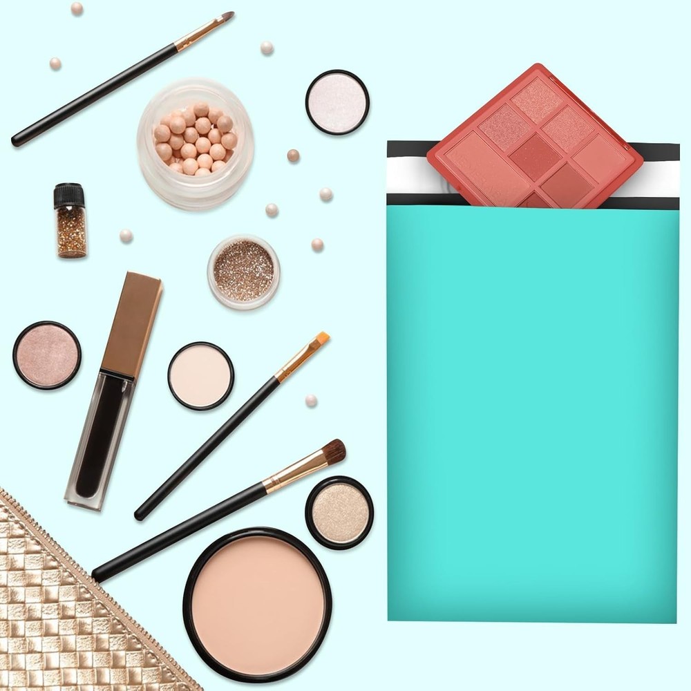 Stylish 120 Pack 6x9 Teal Poly Mailers - Perfect for E-Commerce Shipping Needs