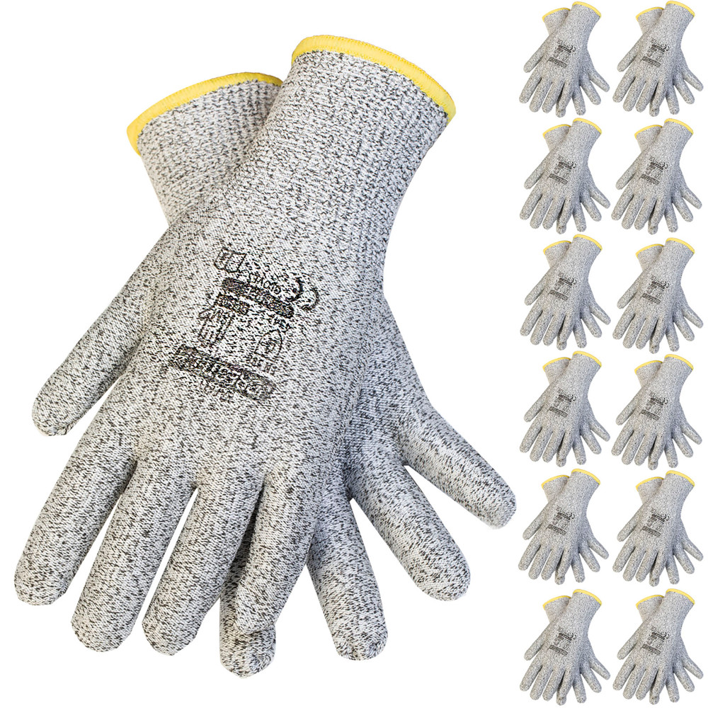 12 Pairs JORESTECH Cut Resistant Level 3 Work Gloves