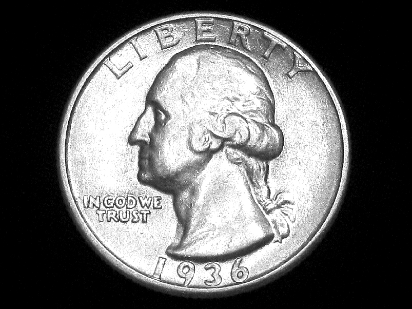 1936 Washington Quarter --- Almost Uncirculated +++