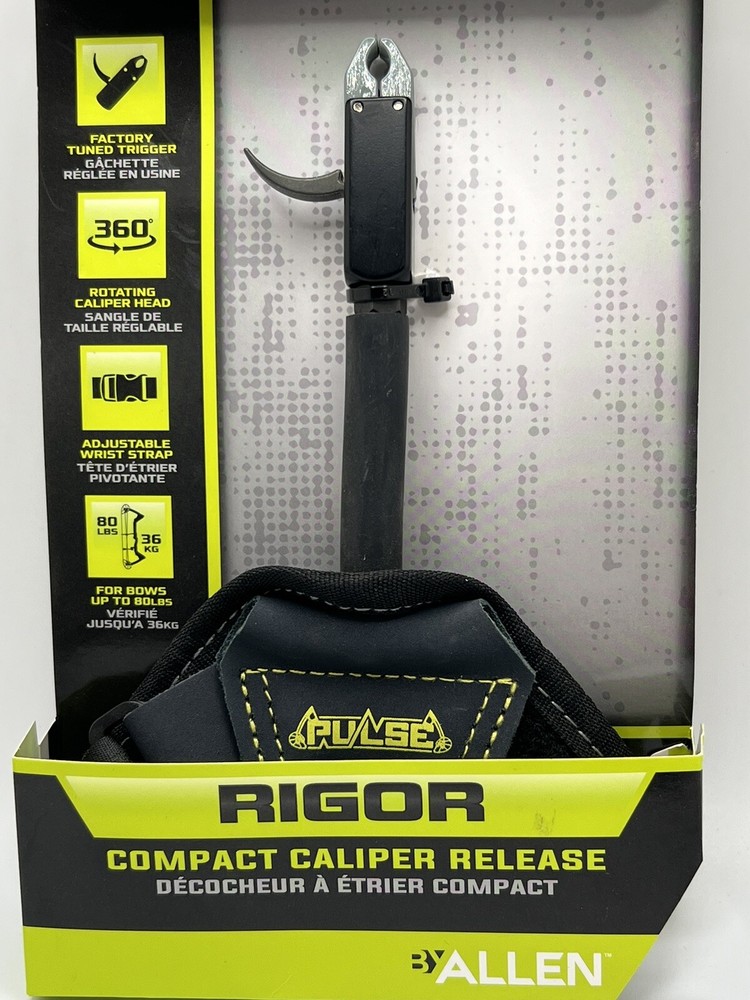 Allen Compact Bow Release Pulse Rigor Adjustable Rotating Head Hunting Accessory