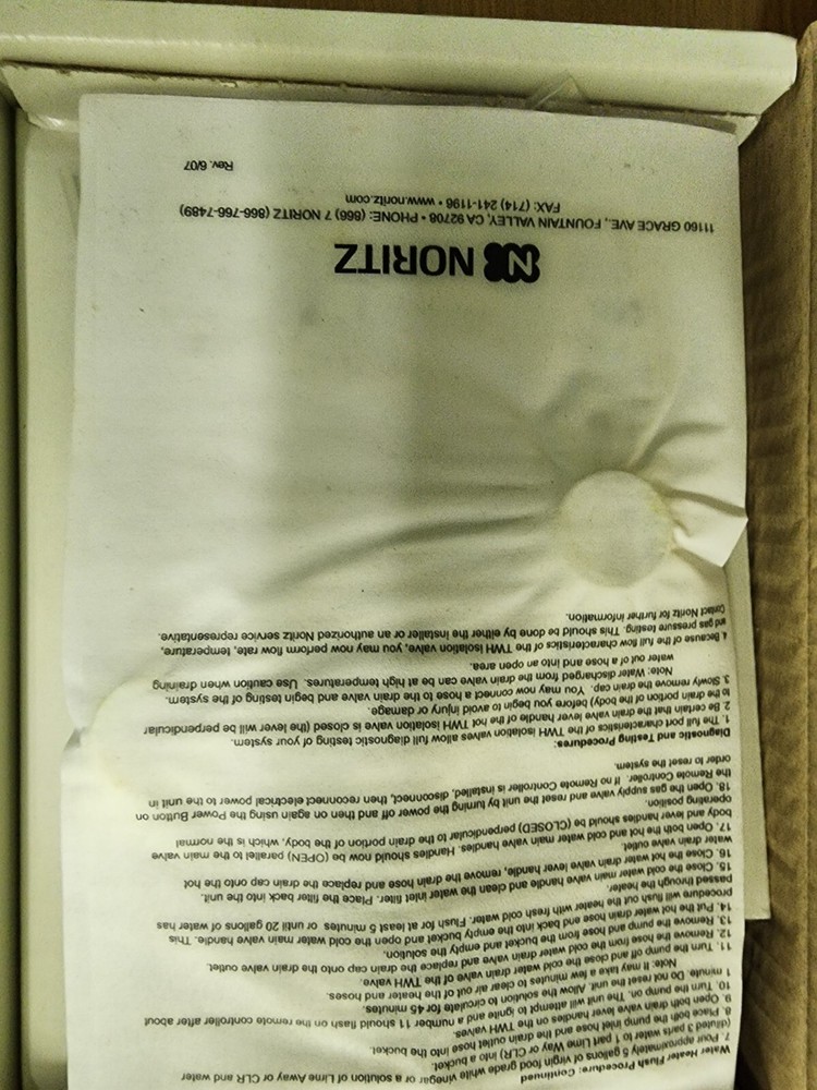 tankless water heater service valve kit