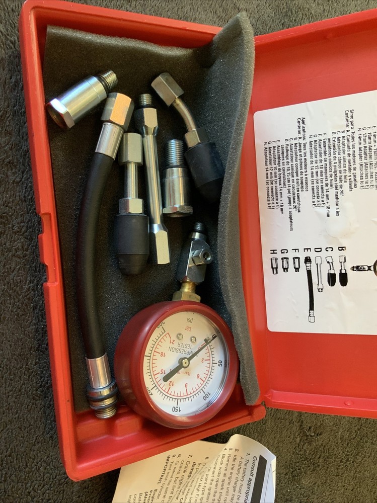 8pc Universal Compression Test Set, Don’t Know Maker….see Pics…missing 1??