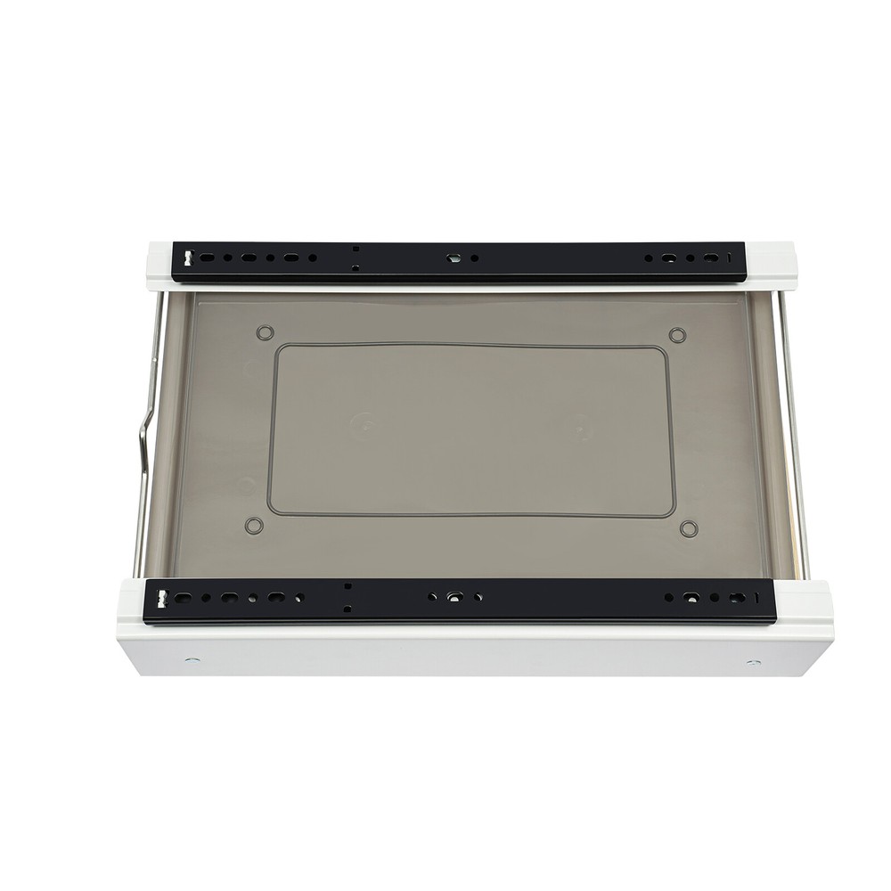 Kitchen Cabinet Organizer Pull Out Drawer Bottom-Mounted Slide Out Storage Shelf