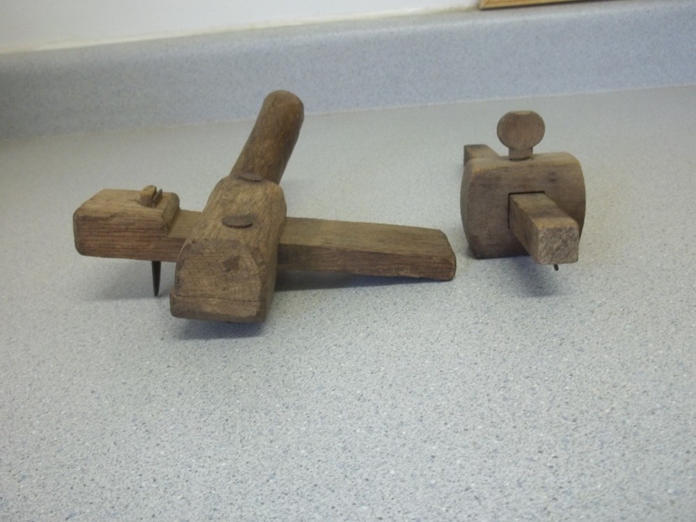 Scribes 2 total Vintage woodworking tools