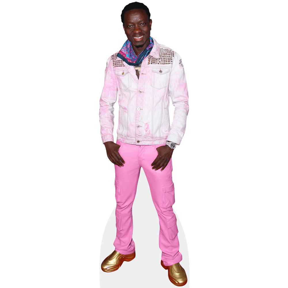 Michael Blackson (Gold Trainers) Mini Size Cutout