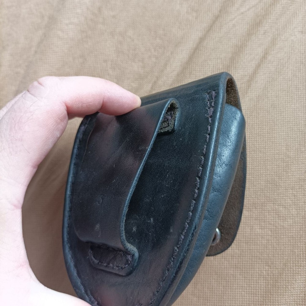 Vintage USSR leather Case for handcuffs