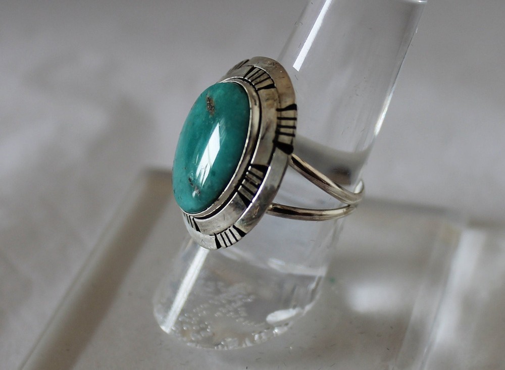 Blue Ridge Turquoise Ring Size 6.5