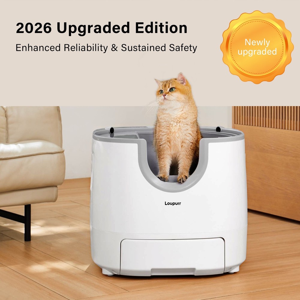 L1 Open-Top Automatic Cat Litter Box Self-Cleaning