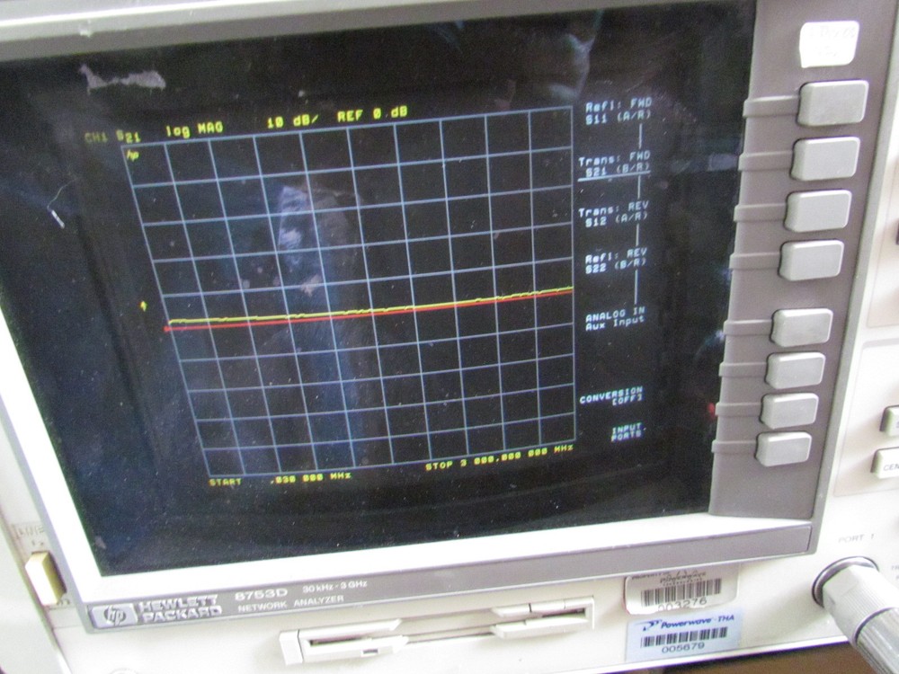 HP Agilent 8753D Network Analyzer 300kHz-3GHz