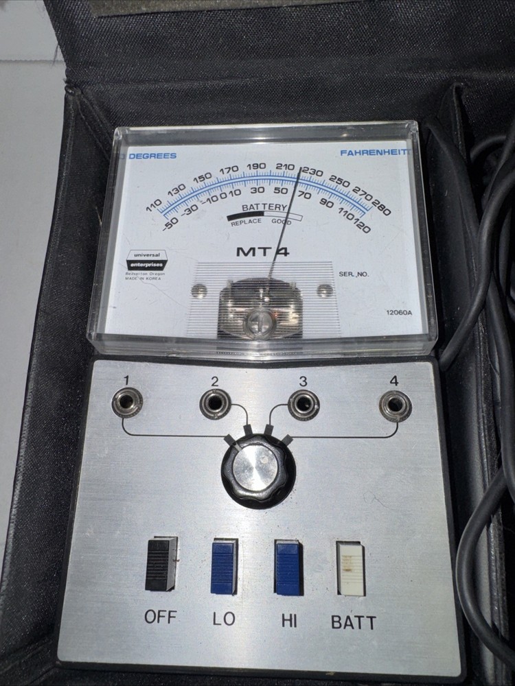 UEi MT4 Analog 4 Input Thermometer