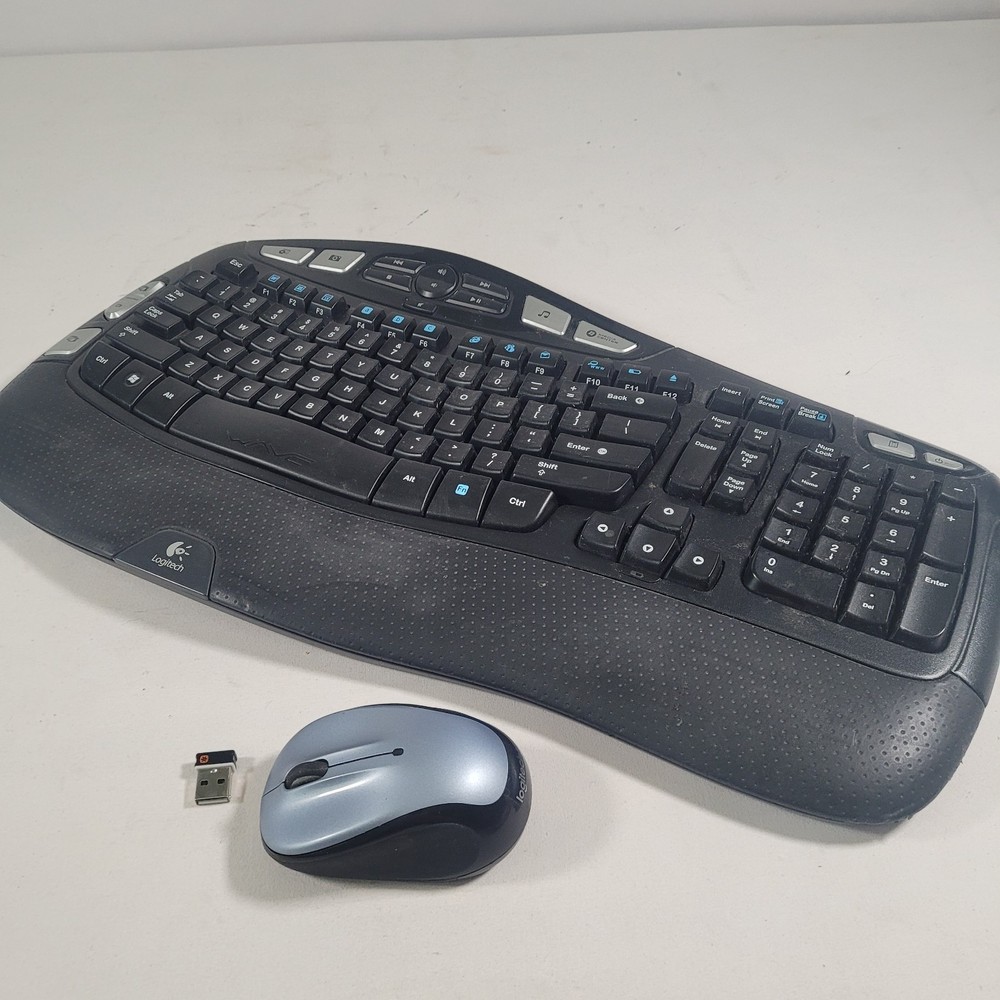 Logitech MK350 Wave Keyboard M325 Mouse Unifying Receiver Tested Works