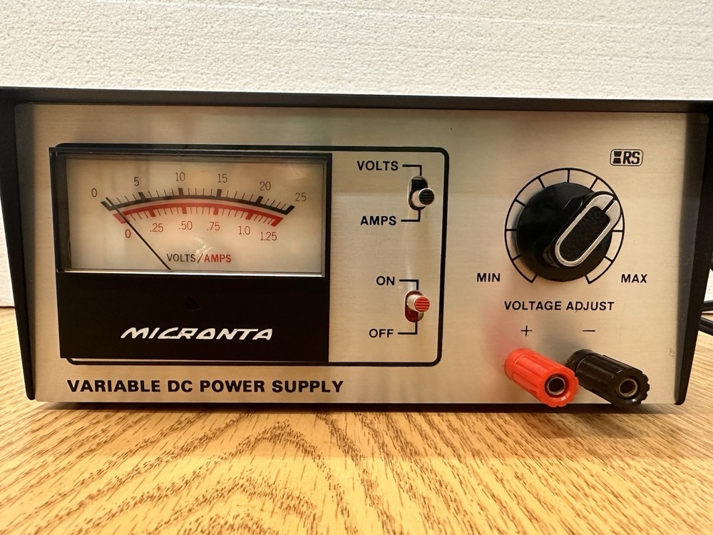 Micronta Variable DC Power Supply Radioshack # 22-123 tested Nice!