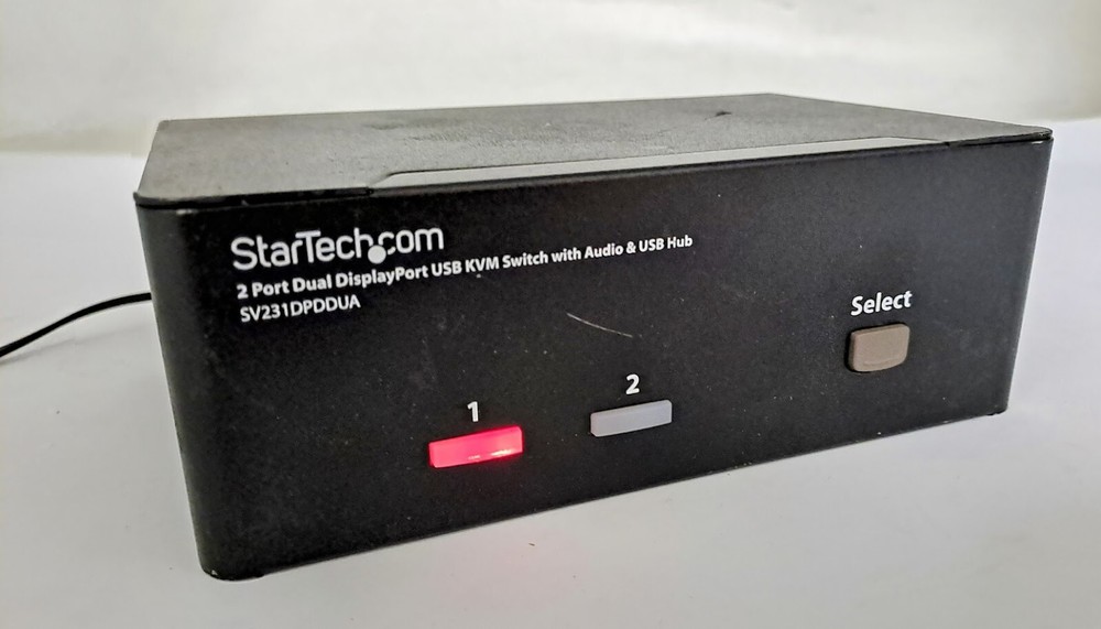 StarTech.com SV231DPDDUA Port Dual DVI USB KVM Switch / NO POWER ADAPTER