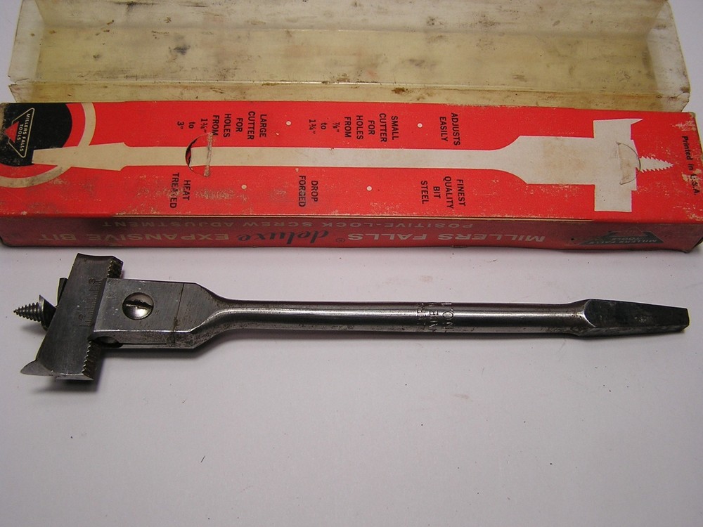 Vintage Millers Falls Deluxe Expansive Drill Bit