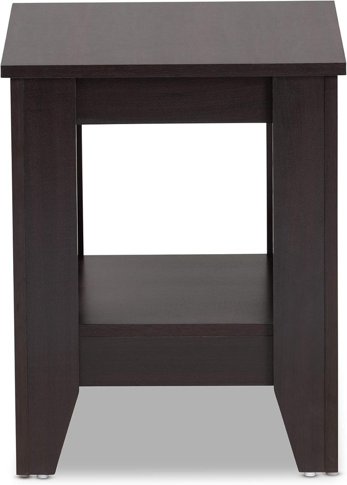 End Tables One Size Dark Brown