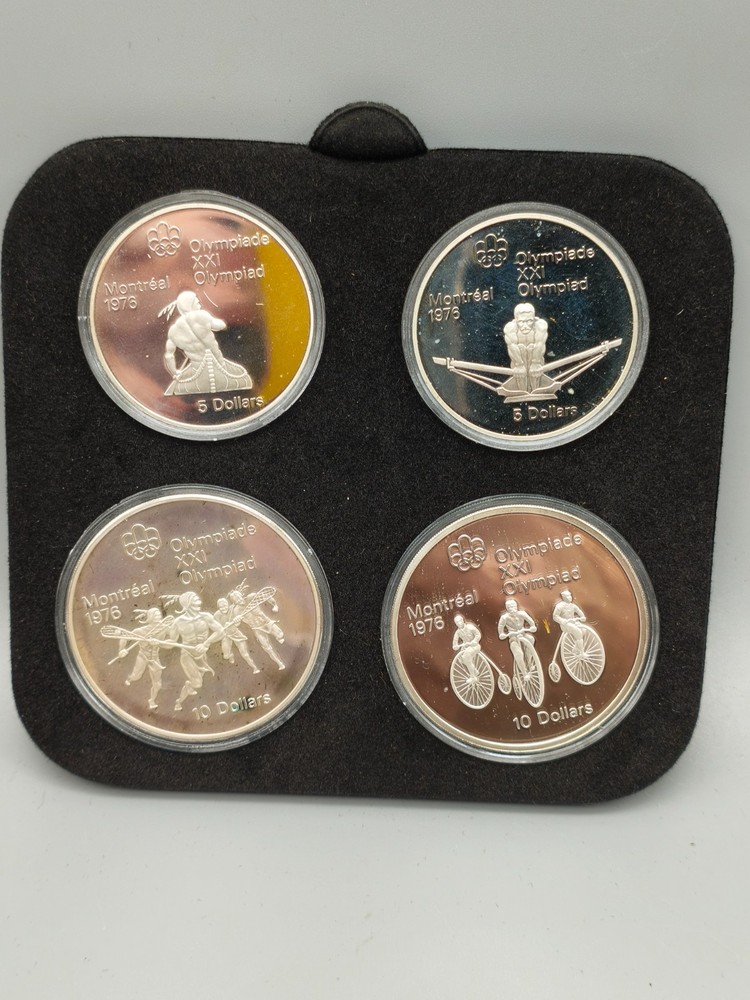 1976 Montreal Olympics Silver Proof Coins Series III
