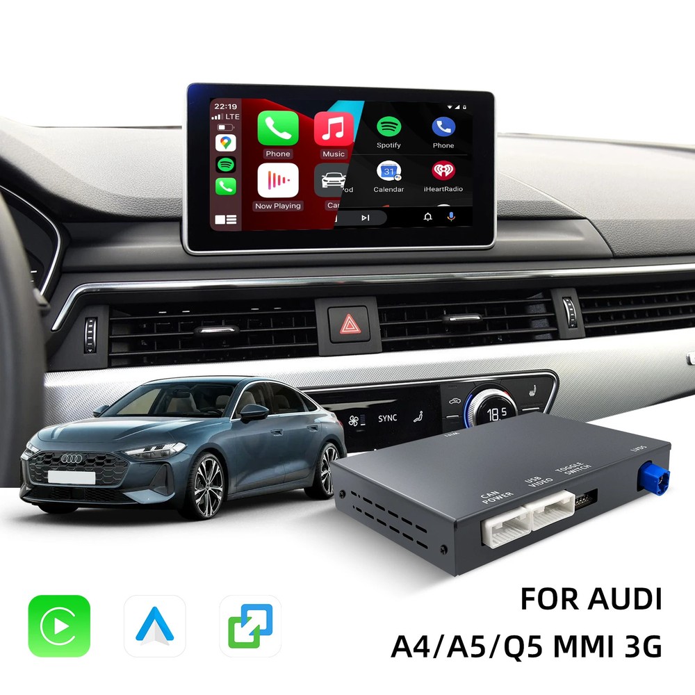 OEM Screen Wireless Carplay Upgrade Decoder Box KIT for Audi A4 A5 Q5 2008-2018