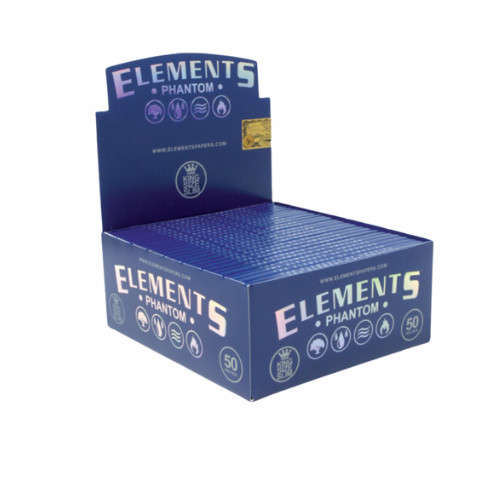 Elements Phantom Rolling Papers King Size - Full Box