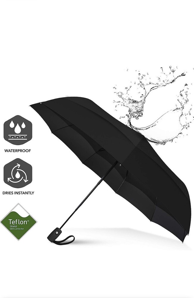 Compact Golf Umbrella Double Canopy Vented Windproof Rustproof By Rainplus