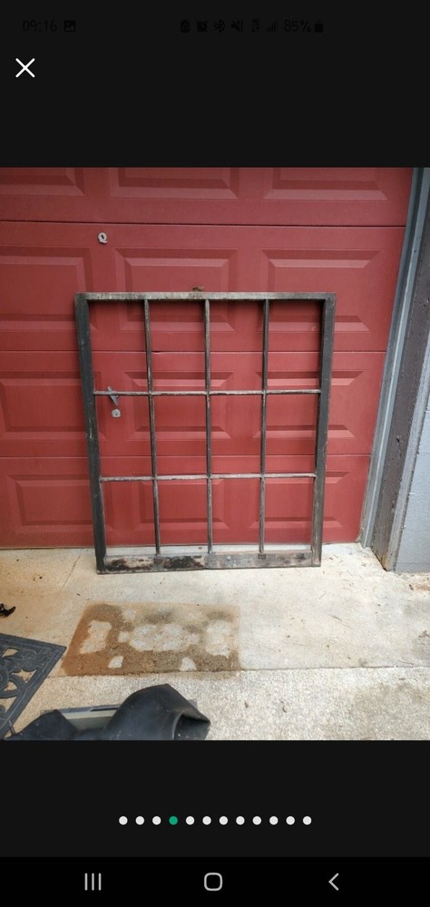 Extra large wooden window frame