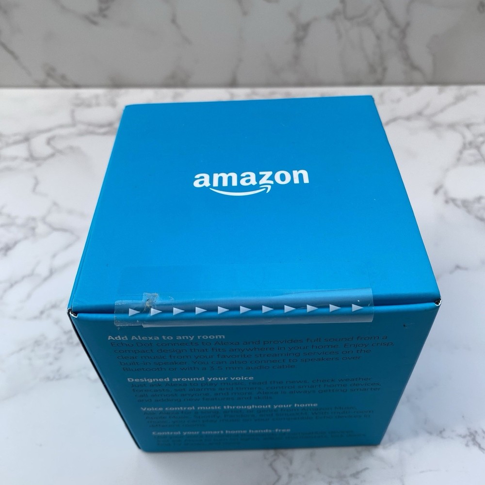 Amazon Echo Dot (3rd) Gen. Bluetooth, With Alexa. Charcoal. New / Sealed.