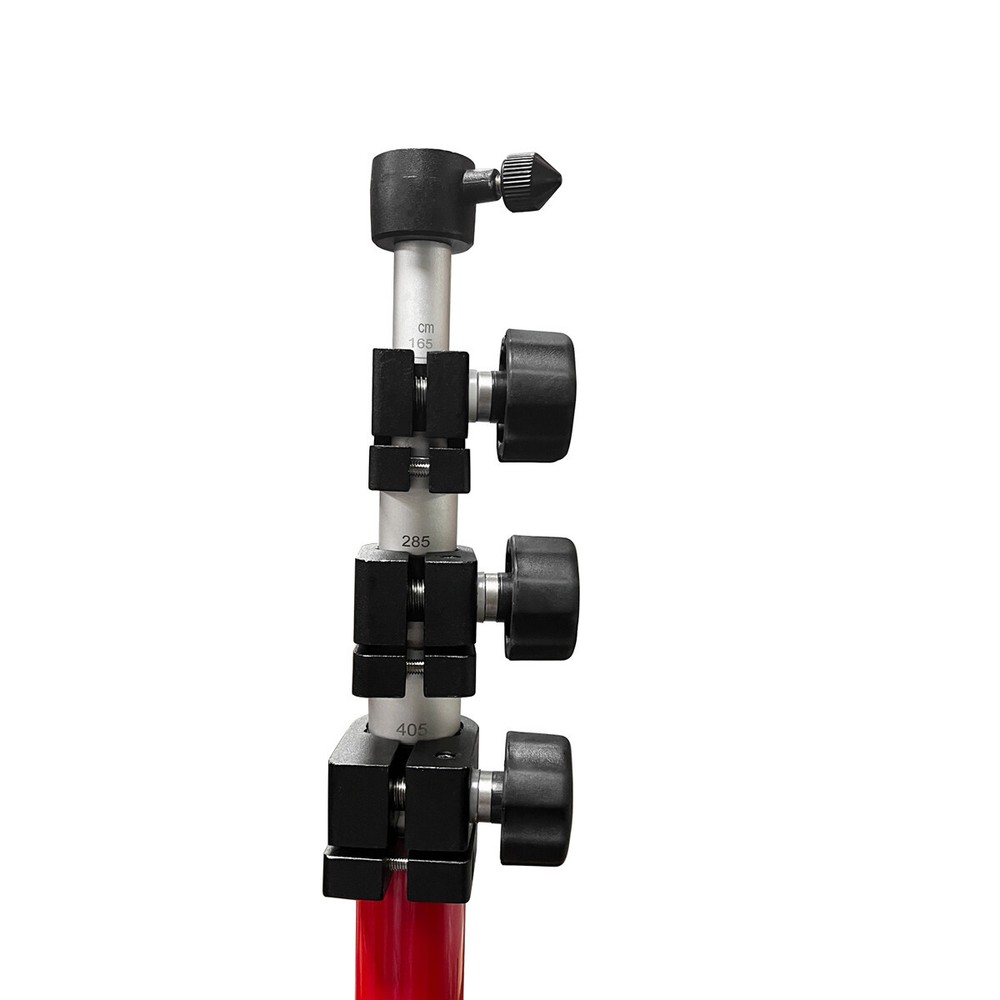 2PCS 5.2M Telescopic Surveying Pole/Precise Tip Stretch For total Station