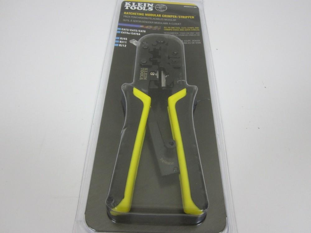Klein Tools Ratcheting Modular Crimper/Stripper (Brand New)