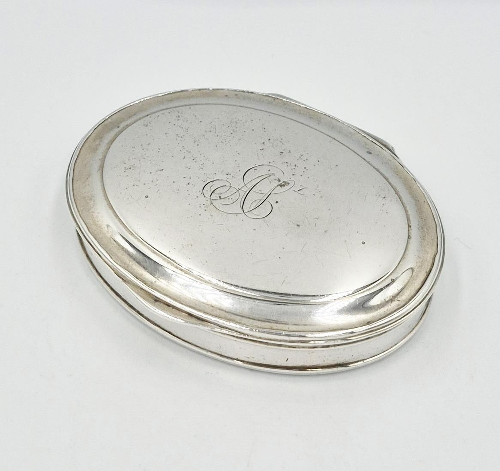 EARLY 18TH CENTURY GEORGE I SOLID SILVER SNUFF BOX c1720