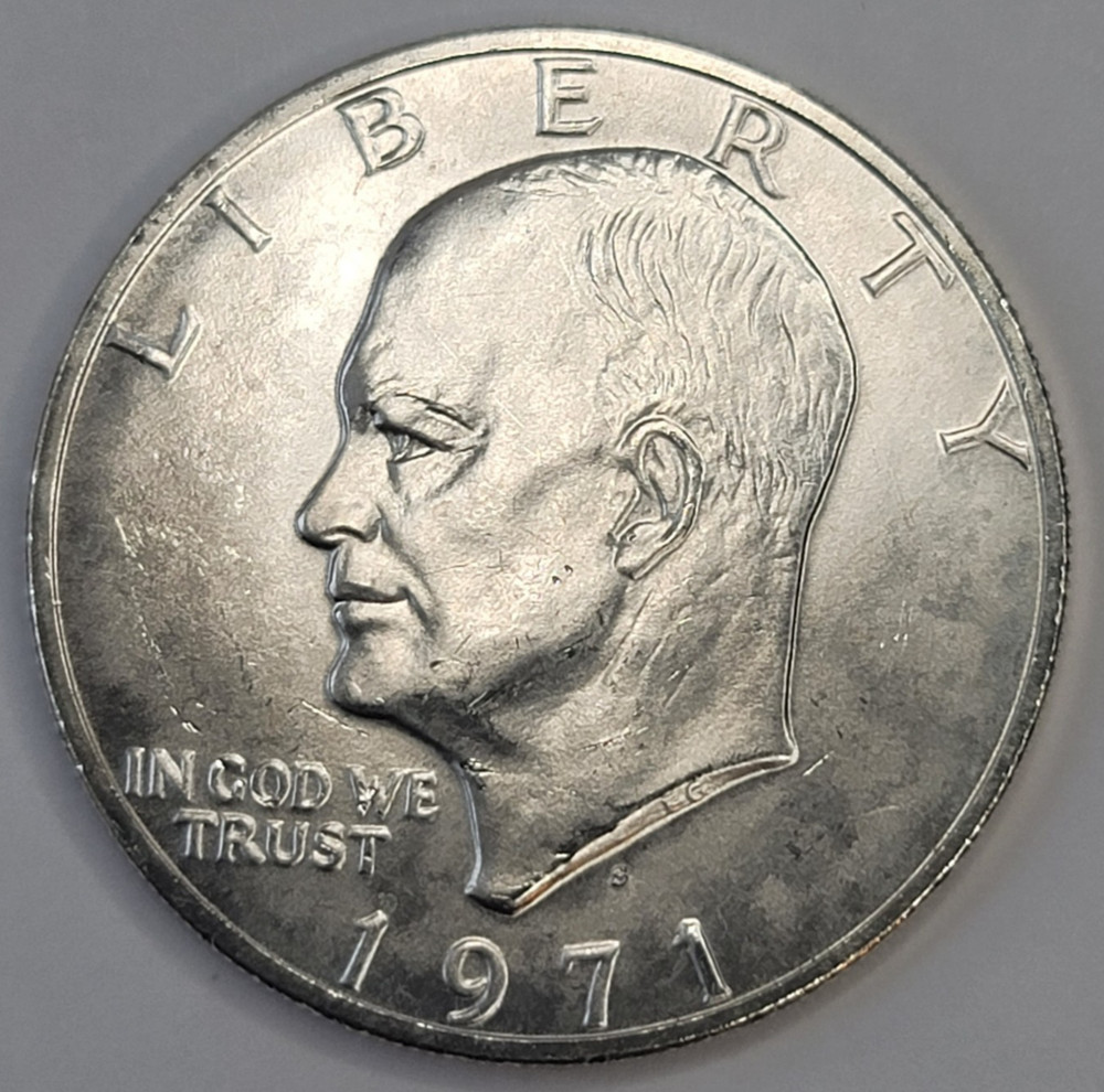 1971 S Eisenhower Uncirculated 40% Silver Dollar