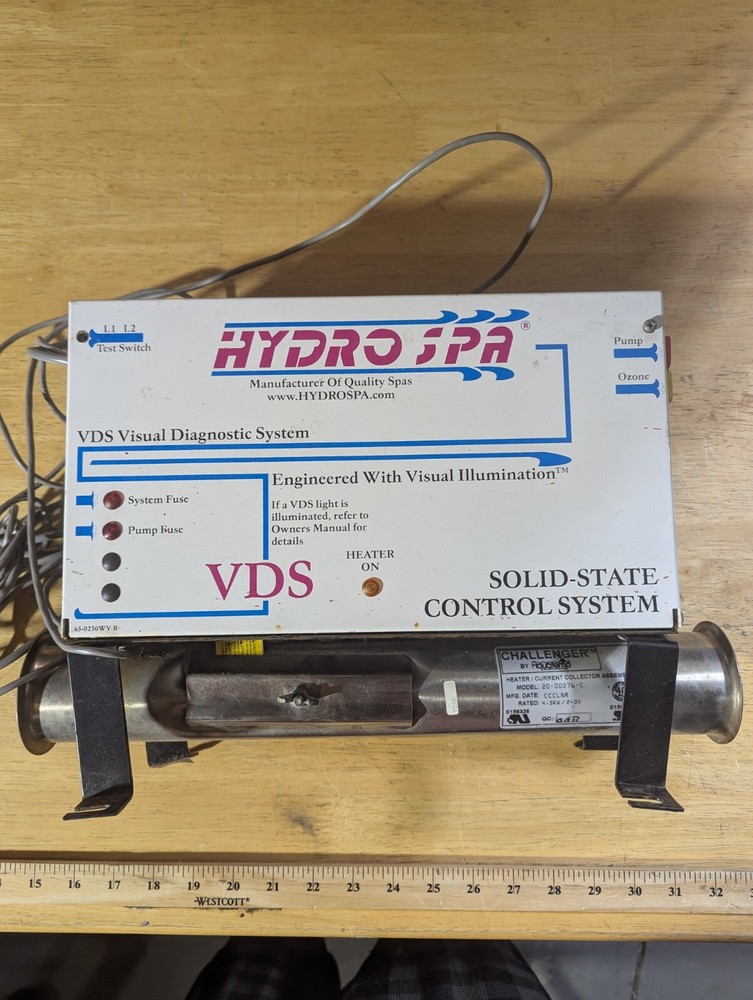Hydro Spa Visual Diagnostic System Hot Tub Control Rusty, Abused, Scratch & Dent