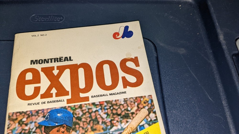 1970 Montreal Expos vs. Boston Red Sox Baseball Program Jarry Park