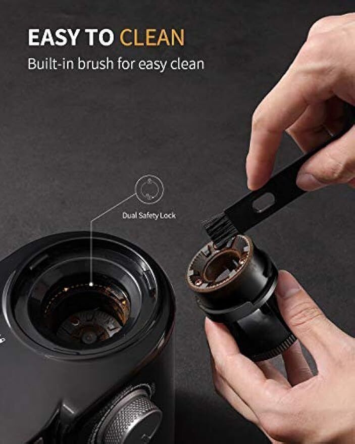 Electric Burr Coffee Grinder Adjustable Burr Mill with 16 Precise Grind Setting