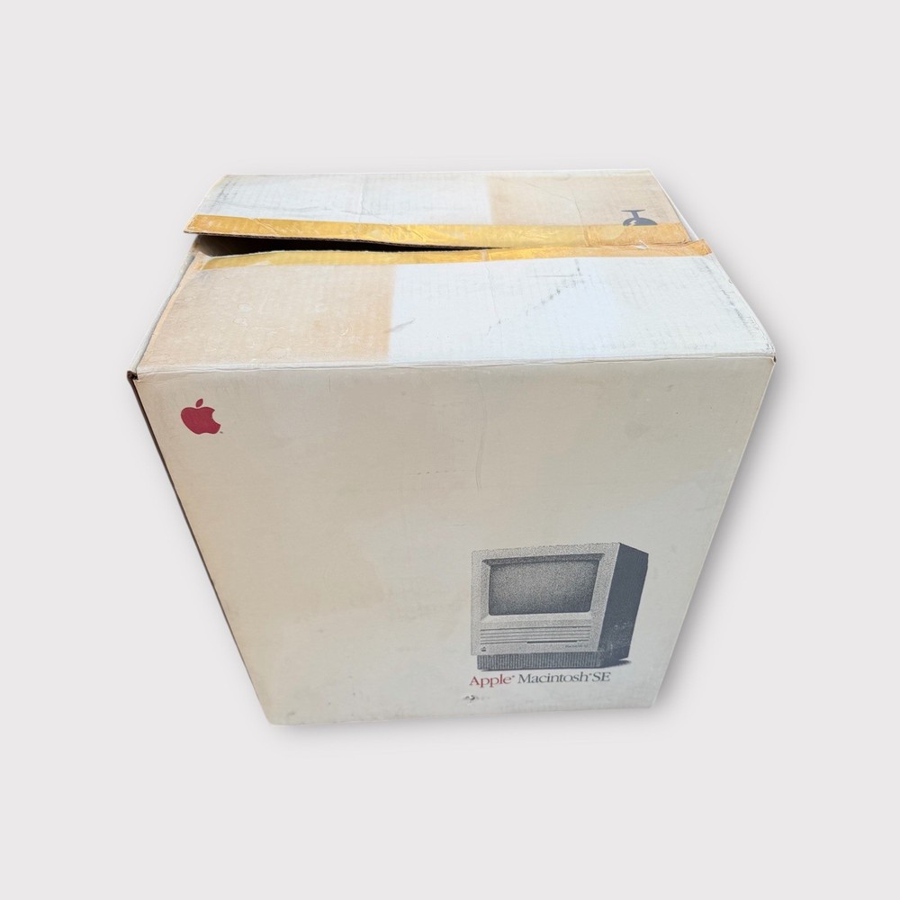 Apple Macintosh SE Original Box Vintage Computer Packaging Only EMPTY Display