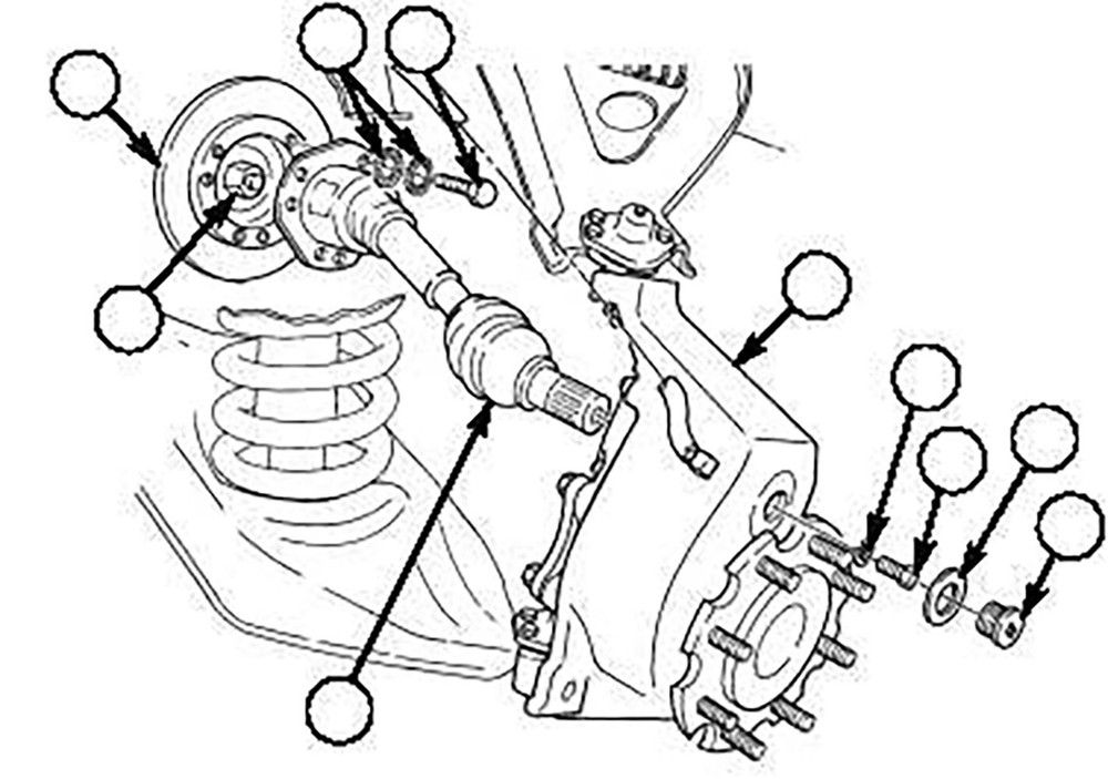 Half shaft Boot Kit 12K Inner, pair, fits HUMVEE M998