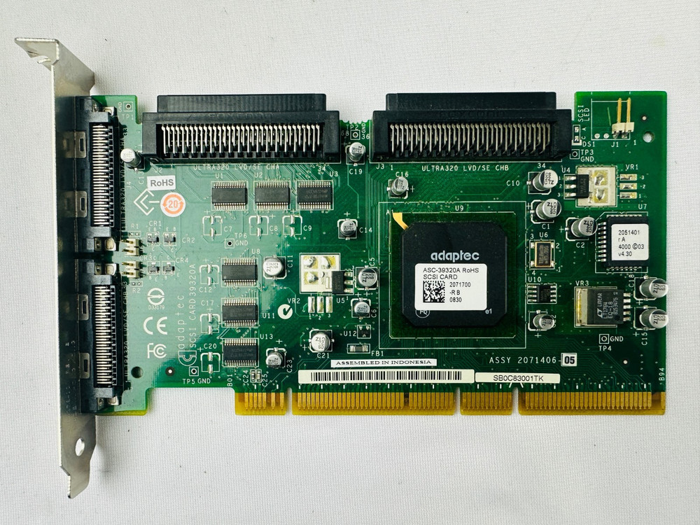 Adaptec ASC-39320A SCSI RAID Controller Card