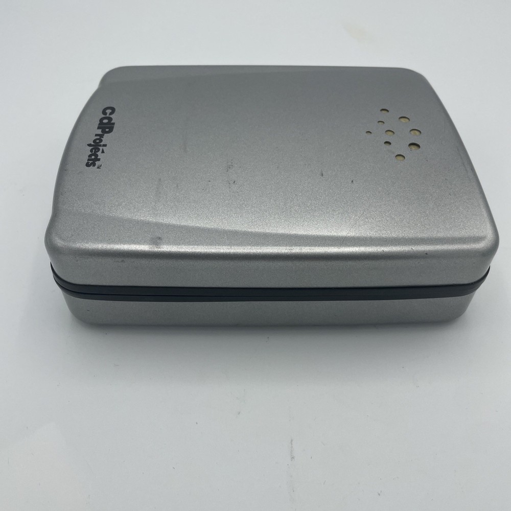 CD Projects Hard Metal 24 CD DVD Holder Case Silver Read!