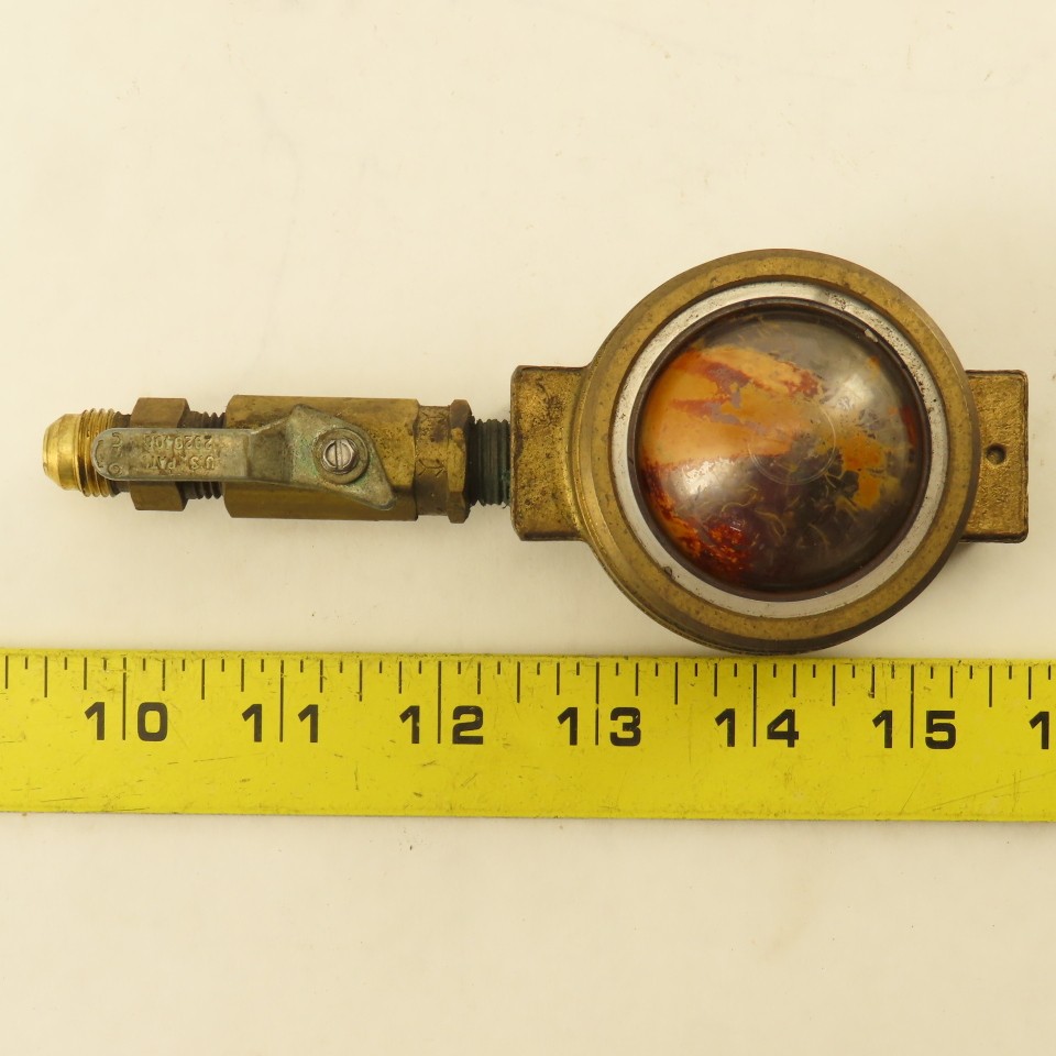 Machine Products Corp. 1/4" Brass Sight Flow Indicator
